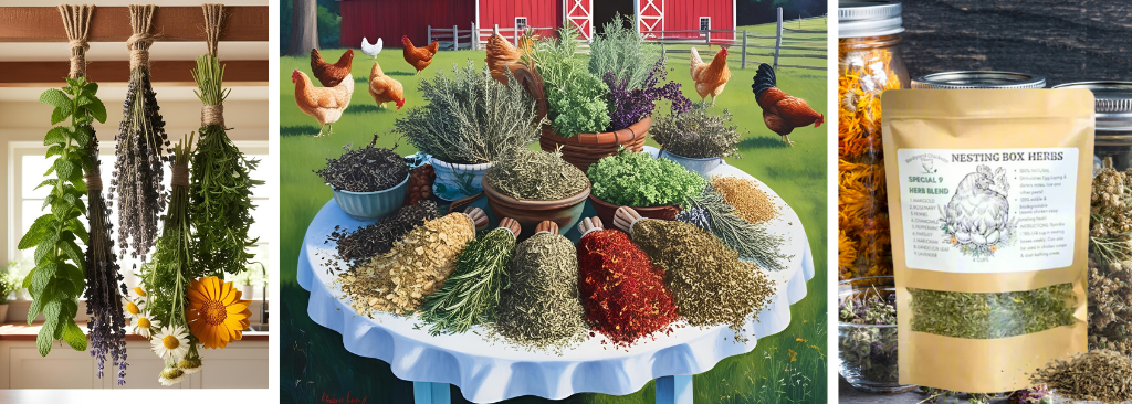How to Make Your Own Nesting Box Herbs for Chickens