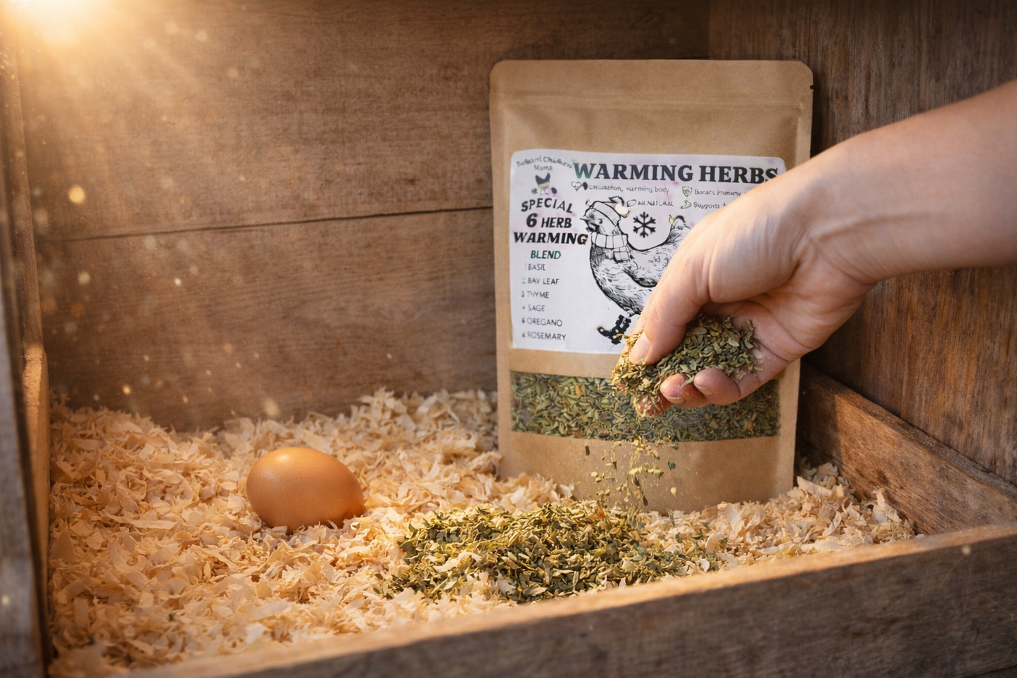 Warming Herbs for Chickens
