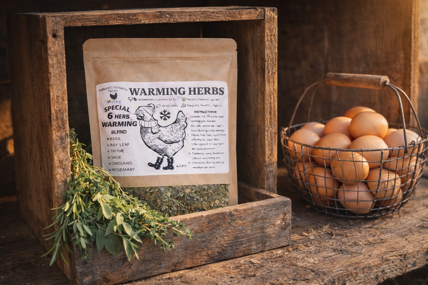 Warming Herbs for Chickens