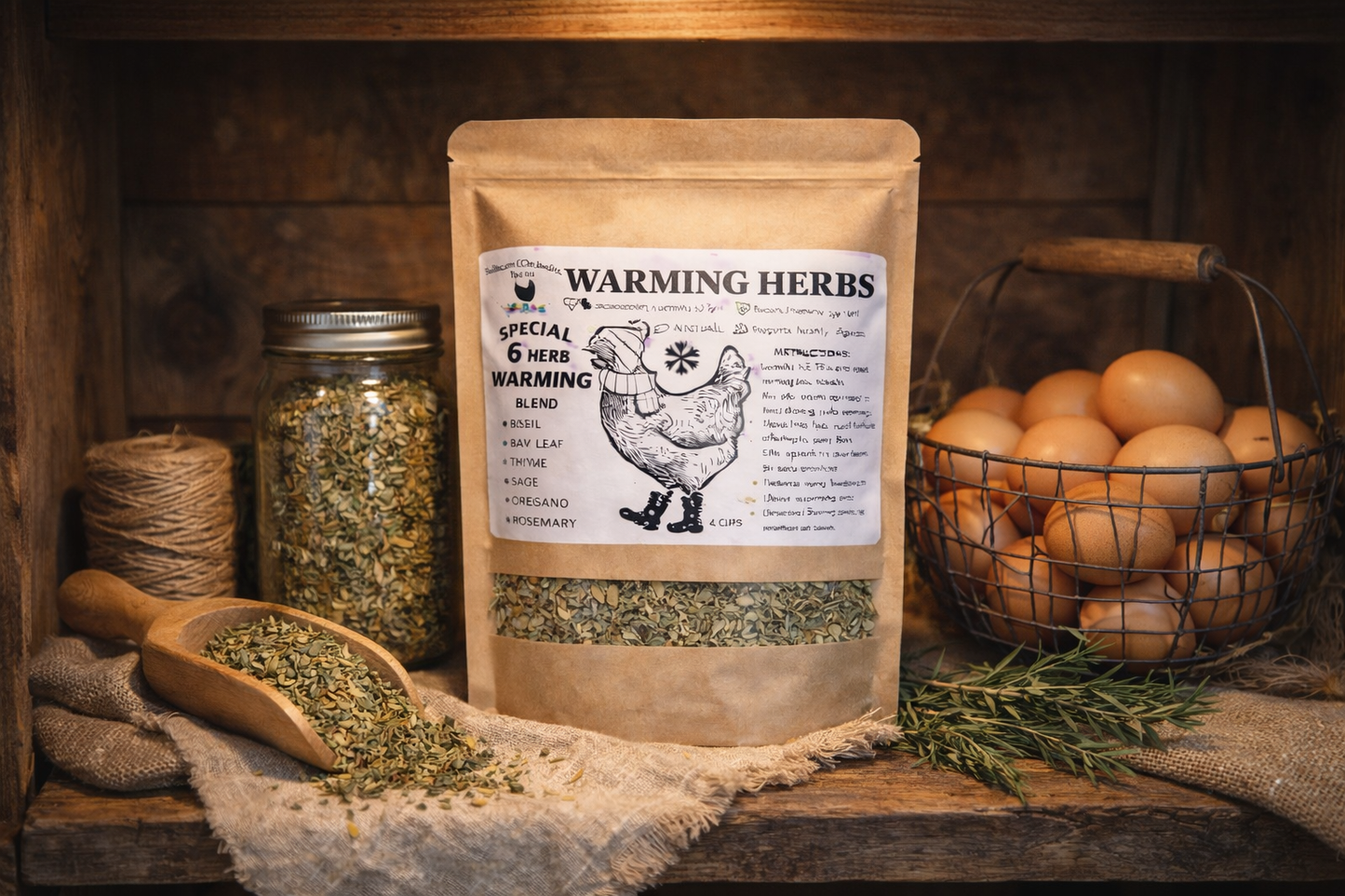 Warming Herbs for Chickens
