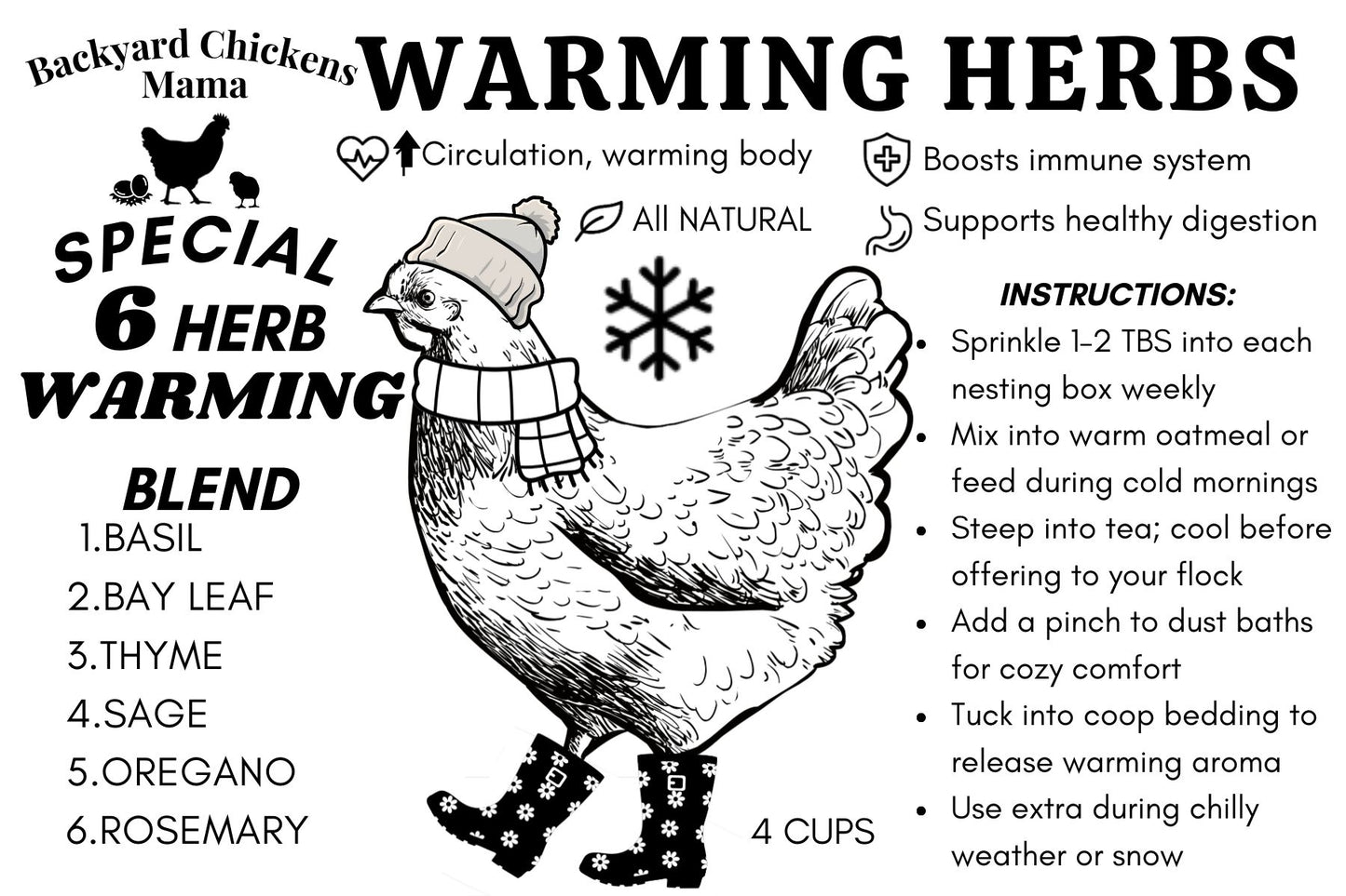 Warming Herbs for Chickens